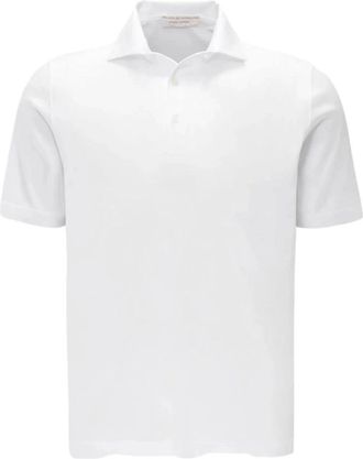FILIPPO DE LAURENTIIS Ice Cotton polo korte mouw wit - Heren - Polos - Wit - M - Tops