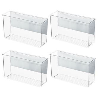 iDesign Magnetic Organizer Bins for Laundry Room - Set of 4 - Clear in Clear/marshmallow at Nordstrom
