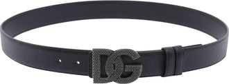 Dolce & Gabbana Reversible Dg Logo Belt