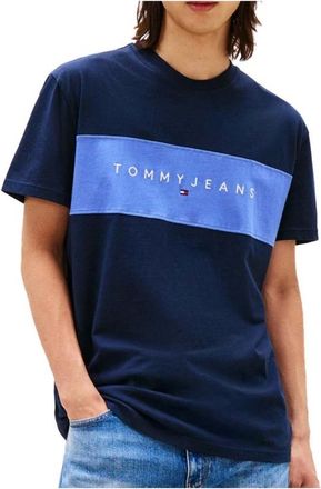 Tommy Jeans Hombre, Camisetas, Azul, Talla: M