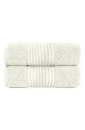 Modern Threads Air Cloud Oversized Bath Sheet - Set of 2 - White in Ivory at Nordstrom Rack
