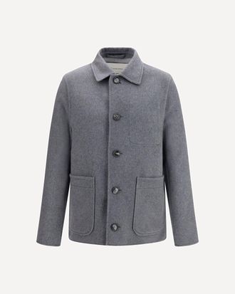 Ami Giacca boule in lana e cashmere Man L