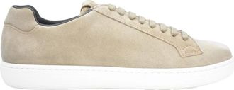 Churchs Sportieve Su&egrave;de Platte Schoenen - Heren - Sneakers - Beige - 41 EU - Su&egrave;de - Schoenen