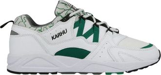 Karhu Fusion 2.0 OG Sneaker - unisex - Sneakers - Groen - 43 1/2 EU - Leer - Schoenen