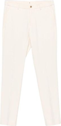 Berwich Morello Elax Broek - Heren - Slim Fit Broeken - Wit - L - Katoen - Broeken