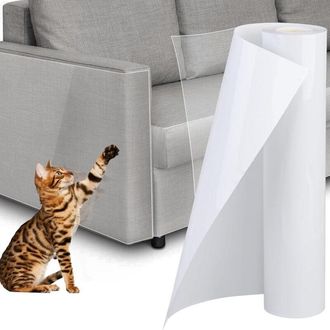 OEM Protector Antiara&ntilde;azos Para Sof&aacute; De 30 Cm X 500 Cm, Protector Antiara&ntilde;azos Extralargo Para Sof&aacute;, Adhesivo Transparente Antiara&ntilde;azos Para Puertas, Pare