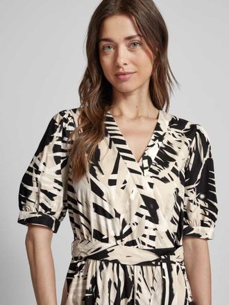 Vestido Corto De Manga Larga Comma Para Mujer - Diseño Moderno Y Casual
