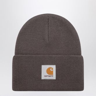 Carhartt Work in Progress Grey Acrylic Watch beanie