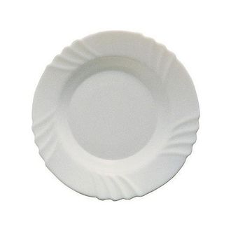 Bormioli Rocco Plato Mesa Hondo 23,5cm Ebro Blanco Cristal Bormioli