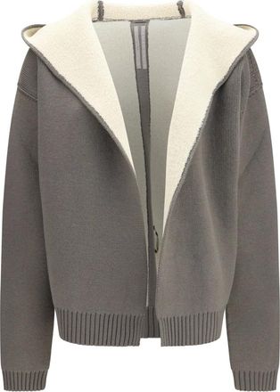 Rick Owens Robe con cappuccio - - Knitwear - Uomo - Grigio - M