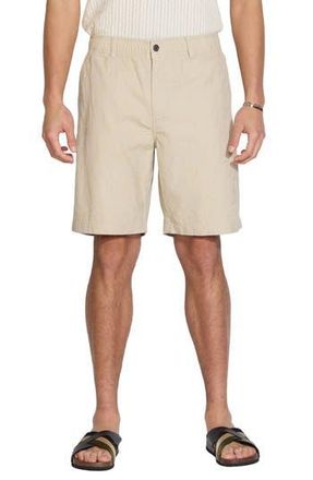 Civil Society Matt Relaxed Fit Jacquard Shorts in Beige at Nordstrom Rack, Size X-Large