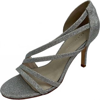Koko + Palenki Womens Omari Leather Heel In Silver