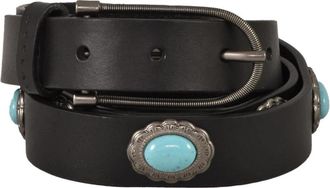 Replay Leren Riem 100% - - Dames - Riemen - Zwart - S - Accessoires