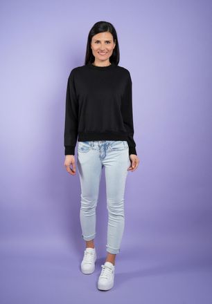 Seidel Moden Rundhalspullover »Exklusiv bei OTTO« mit Teddyplüsch-Bündchen und MADE IN GERMANY