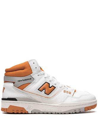 New Balance 650 White/Canyon sneakers