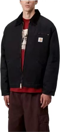 Carhartt Work in Progress OG Detroit Jacket - Heren - Zomerjassen - Zwart - M - Katoen - Jassen
