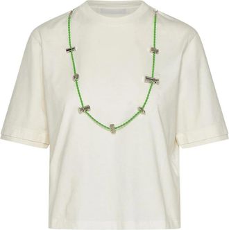 AMBUSH T-shirts - Dames - T-shirts - Wit - L - Katoen - Tops