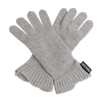 Moschino Dames, Accessoires, Grijs, Maat: ONE Size Wol
