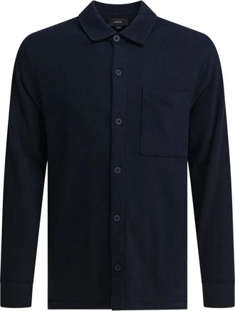 Vince Camicia a maniche lunghe con tasca - Blu