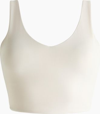 H&M Tanktop mit Twistdetail und SoftMove - White