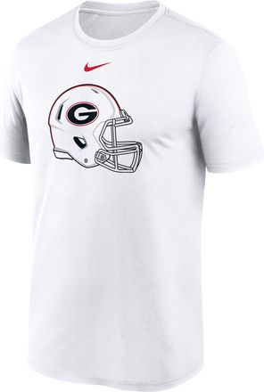 Nike Georgia 2026 White Out Helmet Nike Mens Dri-FIT College T-Shirt in White | NKGK10AGBN-95K