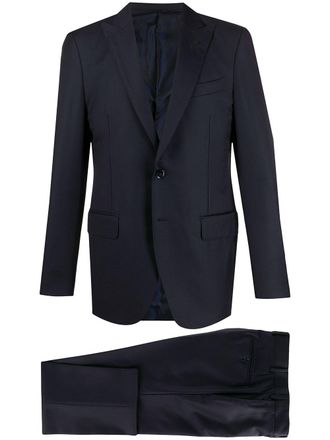 Dell'Oglio single-breasted two-piece suit - Blue