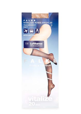 Falke Vitalize 20 Denier Knee-high Socks - Nude - 3942 (IT39 - 42 / UK6 - 9)