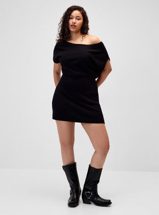 Twik Womens Boat collar knit dress