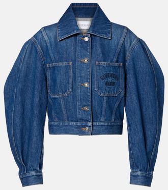 Givenchy Cocoon cropped denim jacket