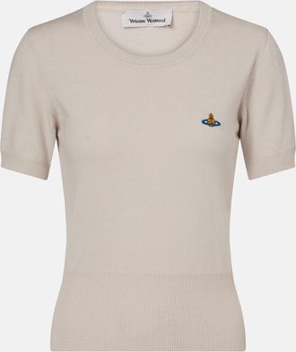 Vivienne Westwood Top Bea in cotone e cashmere