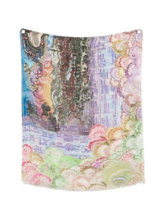 Faliero Sarti Womens Fiorentina Silk Blend Stole