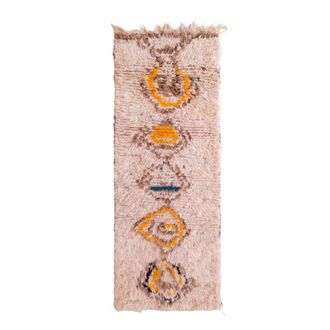 AFK Living Alfombra bereber marroqu&iacute; de pura lana 78 x 200 cm