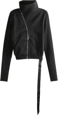Rick Owens Mountain Sweatshirt - Dames - Vesten met rits - Zwart - M - Katoen - Hoodies & sweatvesten