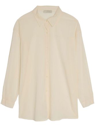 Amomento Doorzichtig blouse - Beige