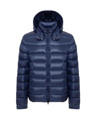 Colmar Glossy Navy Blue Puffer Jacket with Detachable Hood