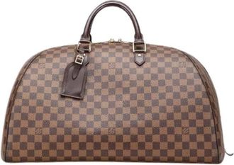 Louis Vuitton Pre-owned Weekend Bags, female, Brown, Size: ONE SIZE Pre-owned Canvas handbags