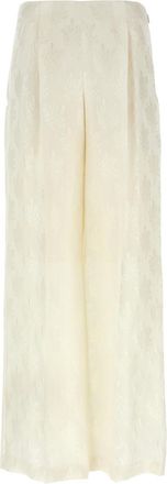 Fendi White Bouquet pants
