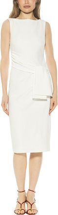 Alexia Admor Kiara Boatneck Bow Waist Sheath Dress