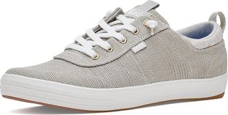 Keds Center III Slip-On Womens Shoes Grey/Daisy Canvas : 8.5 B - Medium