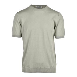 Bellwood Round-neck Knitwear, male, Green, Size: L Maglioncino Girocollo