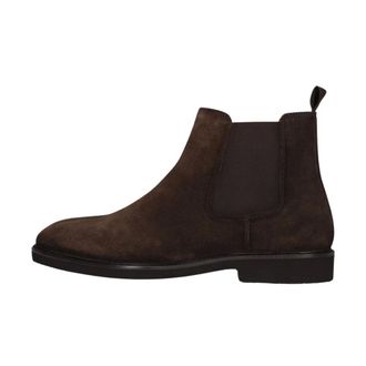 Mazzeltov 4P-15812 Chelsea Laarzen - Heren - Schoenen - Bruin - Maat: 41 EU Leer