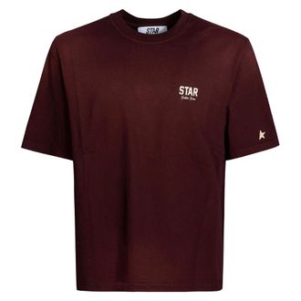 Golden Goose T-shirt con Stella - - Tops - Uomo - Rosso - L