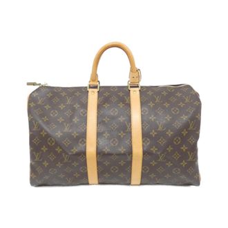 Louis Vuitton Marron Coated Canvas Boston Bag (Pre-Owned)