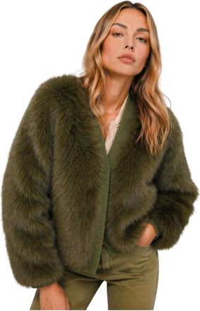 Kocca Jassen, Dames, Groen, S, Nepbont, Nepbont Jas