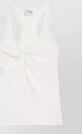 Courr&egrave;ges 90s tank top twist detailing
