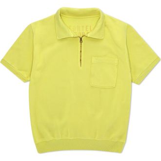 Fortela Yale Short Sleeve Sweatshirt in Yellow at Nordstrom, Size Small Eu