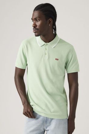 Levi's Polo Housemark - Hombre - 2XL - Verde / Wood Tipping Green Pique