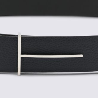 Tom Ford Mens Belts Navy-Silver _le Navy/silver