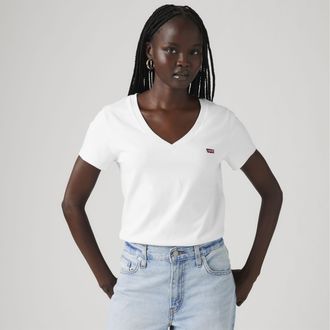 Levi's The Perfect V Neck - Womens - 2XS - White