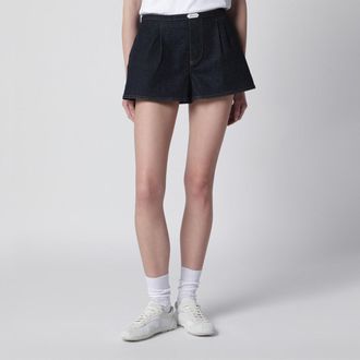 Jacquemus Navy blue denim shorts
